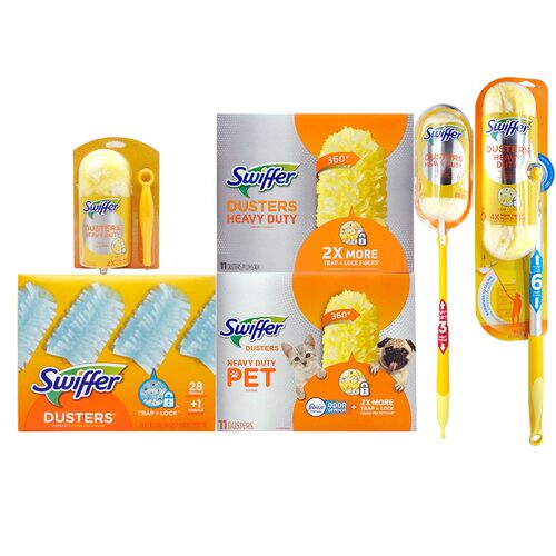 美国Swiffer Duster除静电可伸缩长1.8米/加强除尘掸子魔掸28片 - 图3