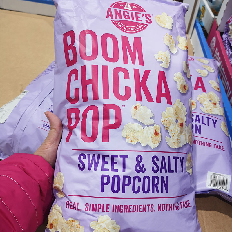 开市客代购 美国进口Boomchickapop Angie’s咸甜爆米花652克大袋 - 图0