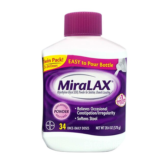 American SF Direct Mail Miralax Softening*Stool*Powder Granules 578g Polyethylene Glycol 3350 Softener