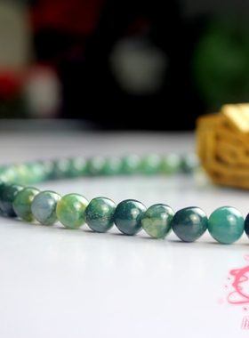 diy阜新风水草玛瑙手工挂牌吊坠