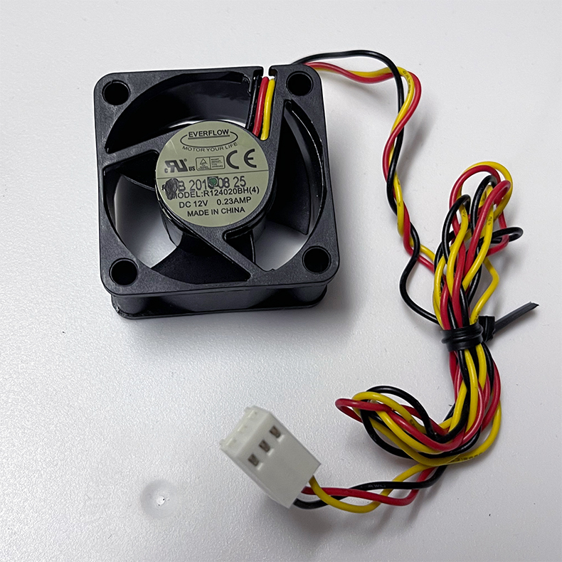 全新EVERFLOW 4020 4CM风扇 R124020SH(2) 12V 0.23A 3线双滚珠 - 图0