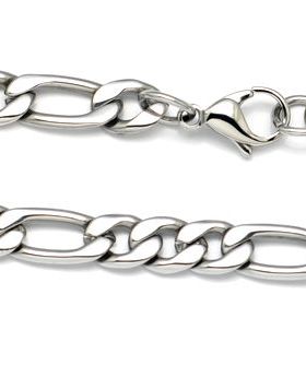 8.8MM扁磨钛钢项链/男款男式单款钛钢项链/不褪色项链[1102]