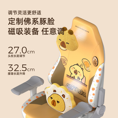 卡皮巴拉联名款 迪锐克斯电竞椅子舒服久坐游戏电脑椅DXRacer - 图1