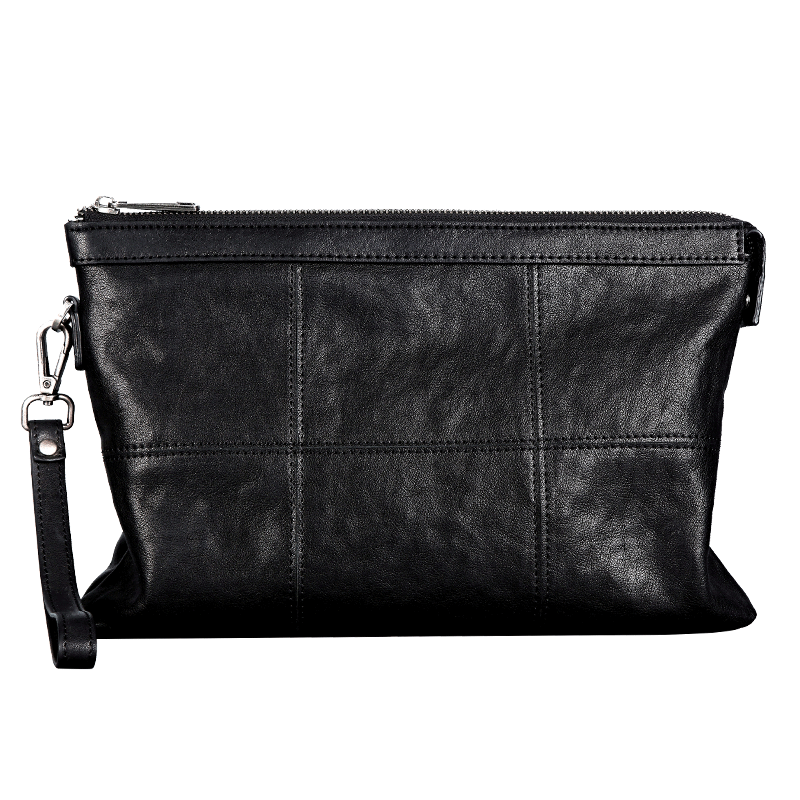 头层牛皮大容量软皮包男士商务夹包 斐格男士包袋