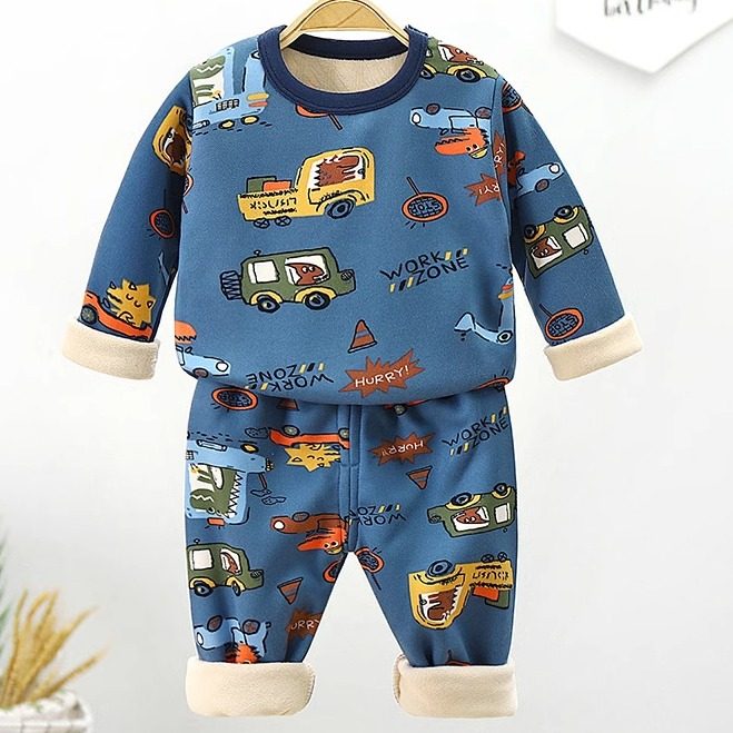 儿童保暖内衣套装加绒男童男宝薄绒中高领内搭外穿秋衣裤打底秋装,淘宝优惠券,粉丝福利购,淘宝优惠卷