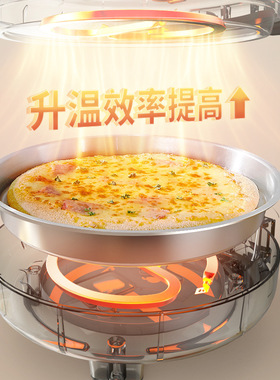 利仁电饼铛LR-XGR3097W利仁小钢人钢王316L不锈钢0涂层1800W大火