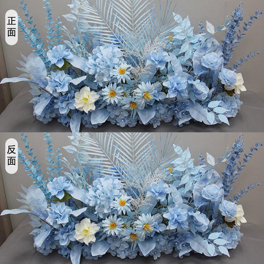 New wedding flower arrangement simulation finished product decoration eucalyptus