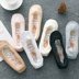 Vớ ren nữ vớ cotton mùa hè phần mỏng vô hình của phụ nữ vớ nông miệng nữ vớ chống trượt - Vớ bông tất bông Vớ bông