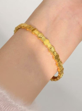 碎冰冰光面葫芦手镯女手饰