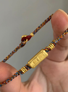 Diy设计六字箴言手绳古寺庙宇