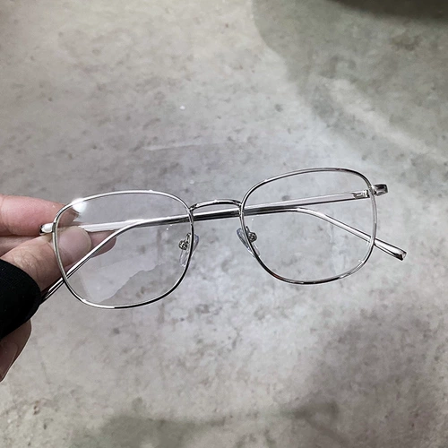 Японские цельнометаллические свежие ретро очки, в корейском стиле