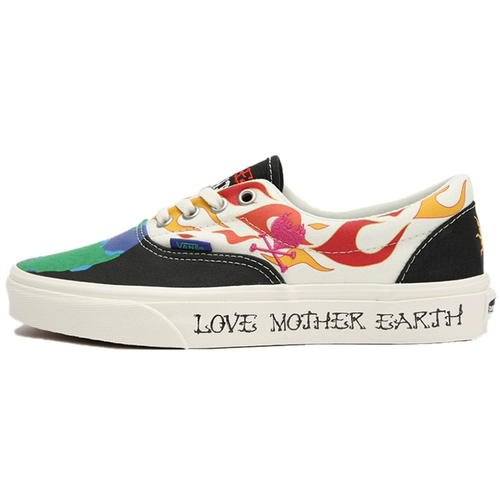 Vans e -Embroideed Printing Marshmallow High Gang Save the Earth Series Кроссочные кроссовки повседневная обувь VN0A4U39WZ2