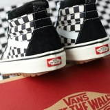 Vans, высокие удерживающие тепло шахматы подходит для мужчин и женщин, тканевые эспадрильи
