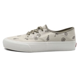 Vans, летние хаки синие тканевые кроссовки, с вышивкой
