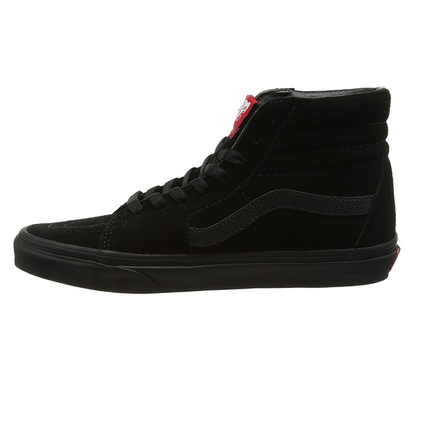 full black high top vans