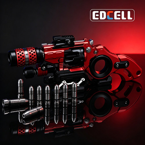 【现货】EDCELL正版红黑破坏者edc复合型推牌陀螺金属解压玩具 - 图0