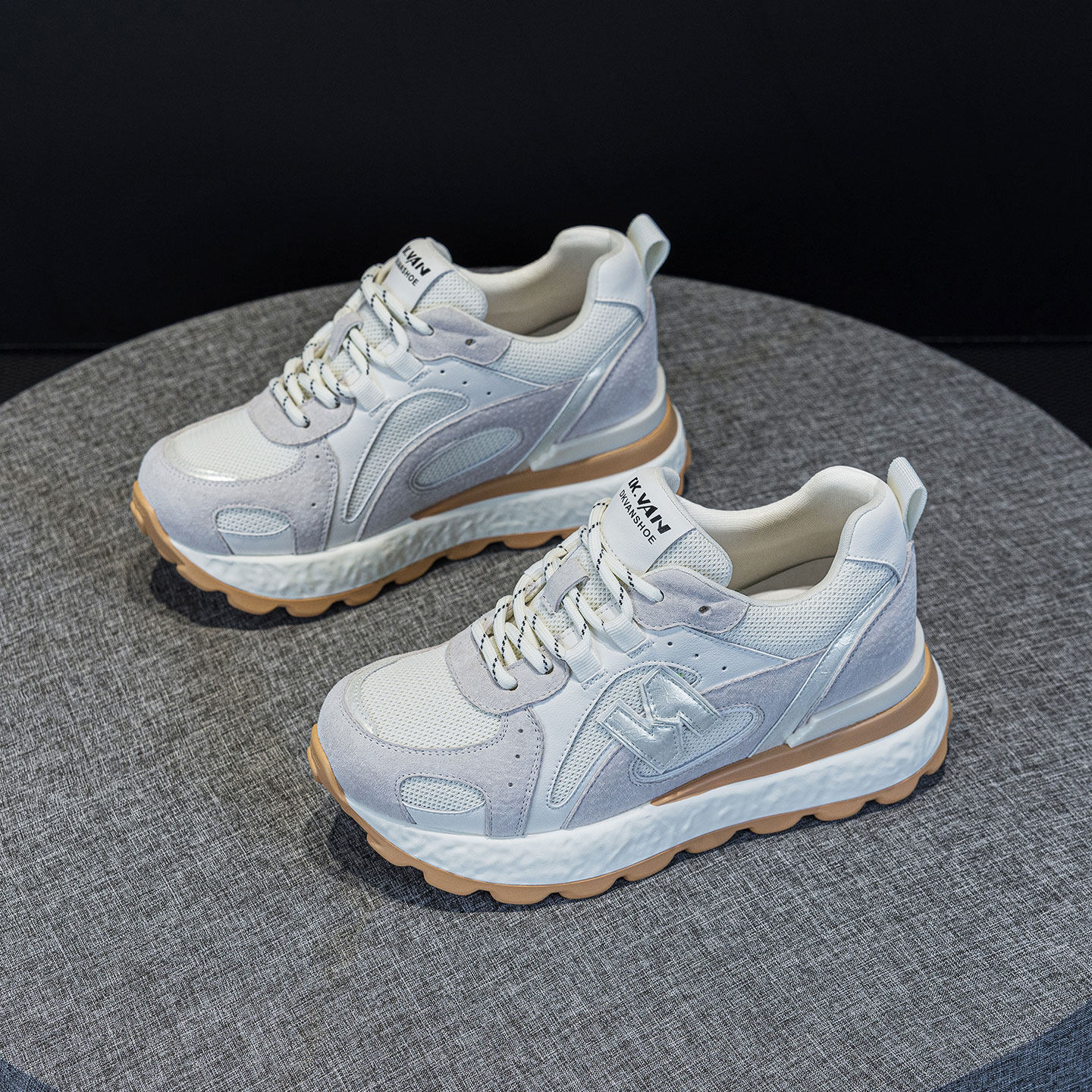 2026春季新款阿甘鞋女厚底内增高轻便网面透气德迅鞋休闲运动女鞋,淘宝优惠券,粉丝福利购,淘宝优惠卷