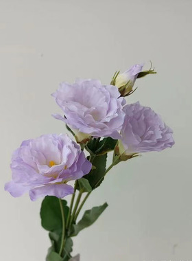温柔紫色仿真风聆洋桔梗 花艺绢花配花婚纱摄影婚礼花材 餐桌客厅