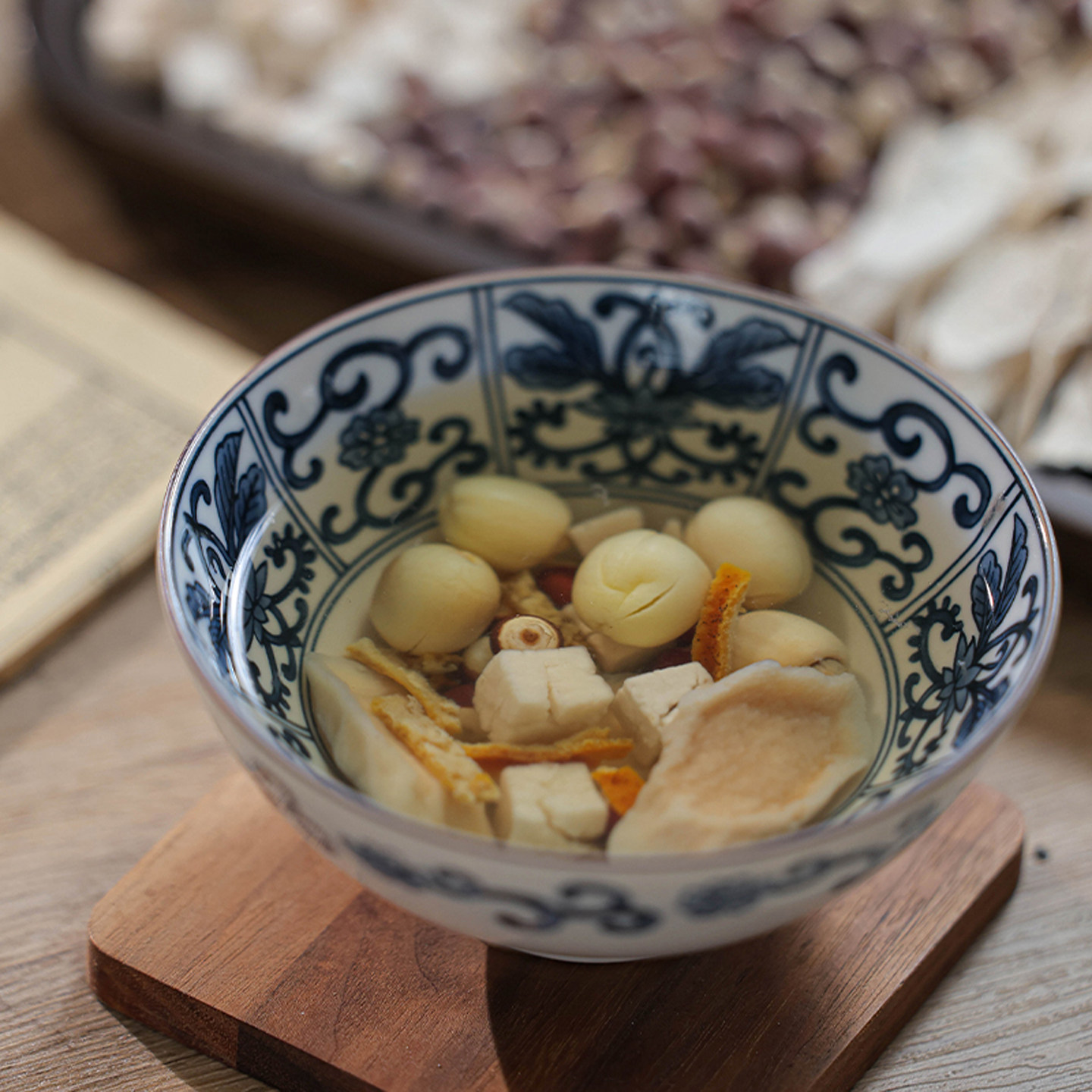 阿四出品【四神汤】 茯苓芡实山药莲子 膳食组合汤料包 50g*8包,淘宝优惠券,粉丝福利购,淘宝优惠卷