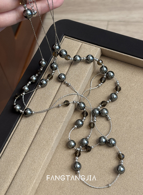 方糖家大溪地色珍珠满天星项链
