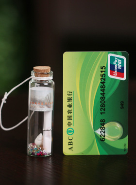 欧式风木塞许愿瓶幸运玻璃工艺品