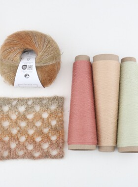 Lana Gatto Silk Mohair Printed意大利进口毛线真丝小马海毛渐变