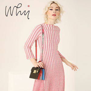 【双11】WHY时尚锁扣印花风琴包