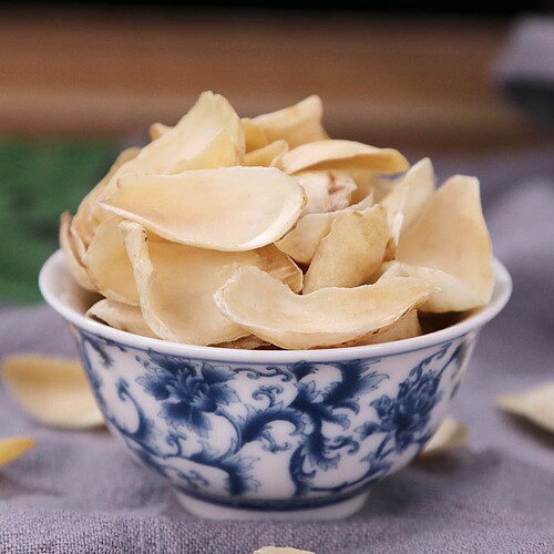 同思堂龙山药用百合干免洗中药材食用无硫特级500g包邮泡茶煲汤膳 - 图1