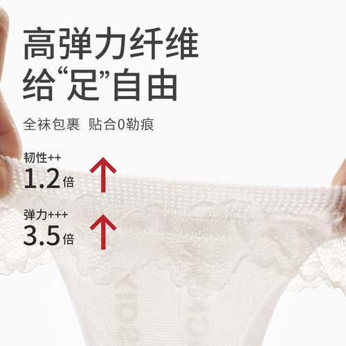 婴儿袜子夏季薄款2025新款蕾丝花边公主风宝宝无骨透气冰丝短袜 - 图2