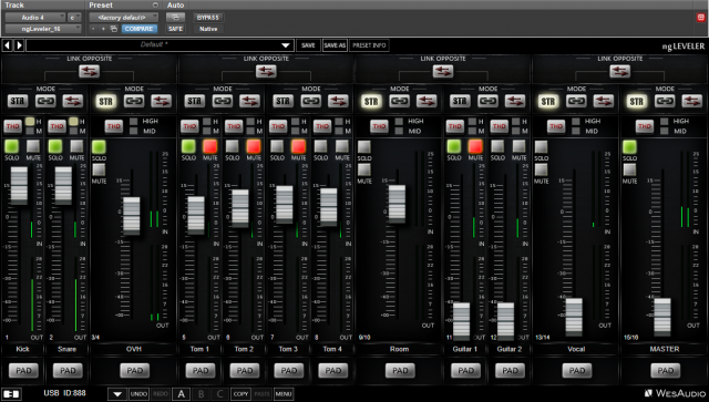 WesAudio Ngleveler 16通道录音棚制作模拟自动化管理系统-图2