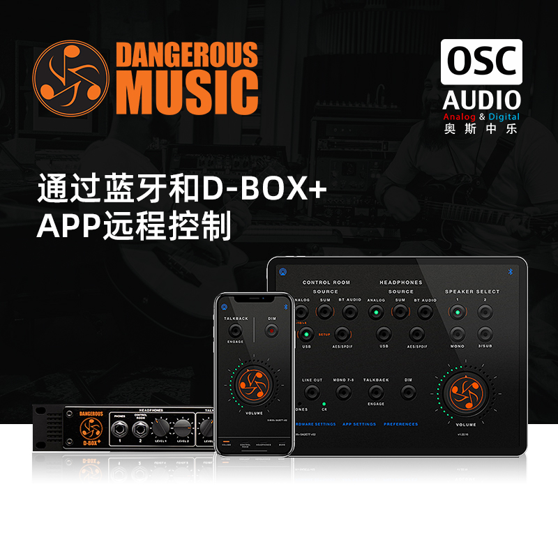 Dangerous Music D-Box+ 监听控制器 Summing混音器 - 图1