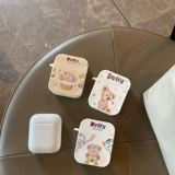 Dafi Friends Cute Square Bearset Case подходит для AirPods 2 Generation Protective Cover Pro Soft Shell Duffy Bear 3