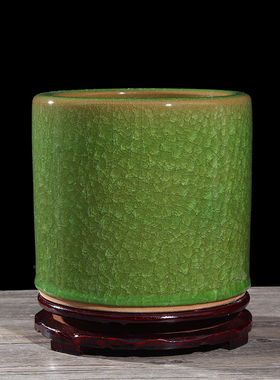 景德镇仿古风陶瓷笔筒书房摆件