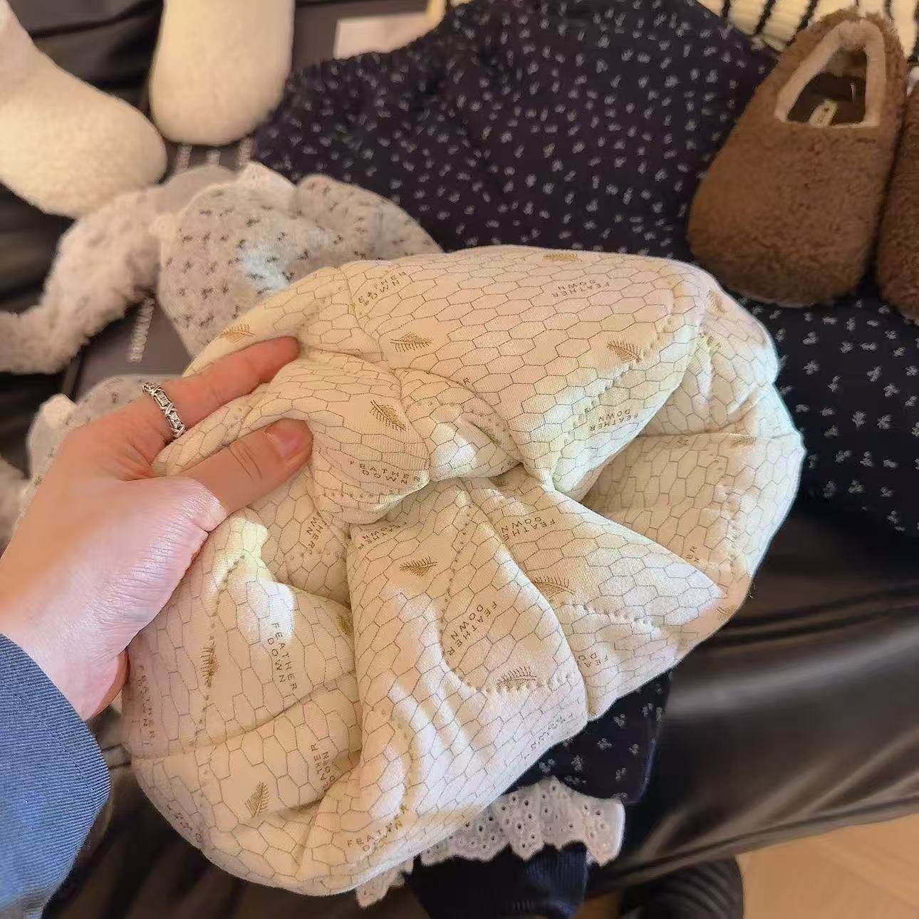 【三层夹棉】一条过冬加厚棉裤女童时尚韩版秋冬碎花洋气休闲裤,淘宝优惠券,粉丝福利购,淘宝优惠卷