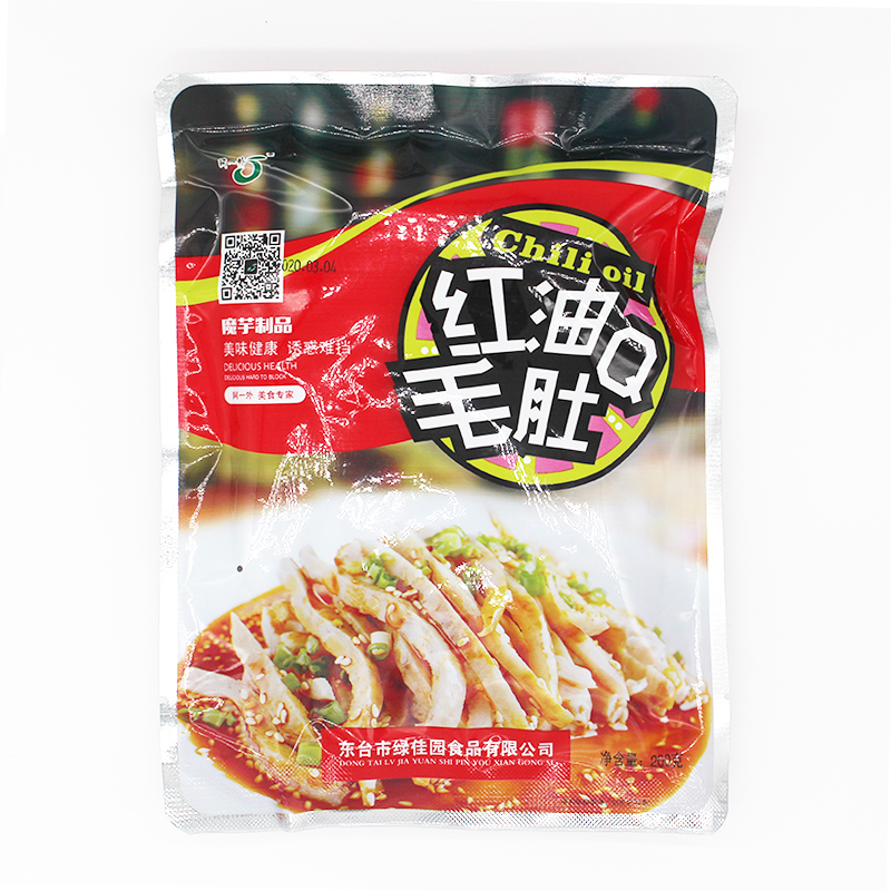 阿一外20袋红油毛肚凉菜半成品食材素食红油魔芋毛肚斋饭素食配菜 - 图3