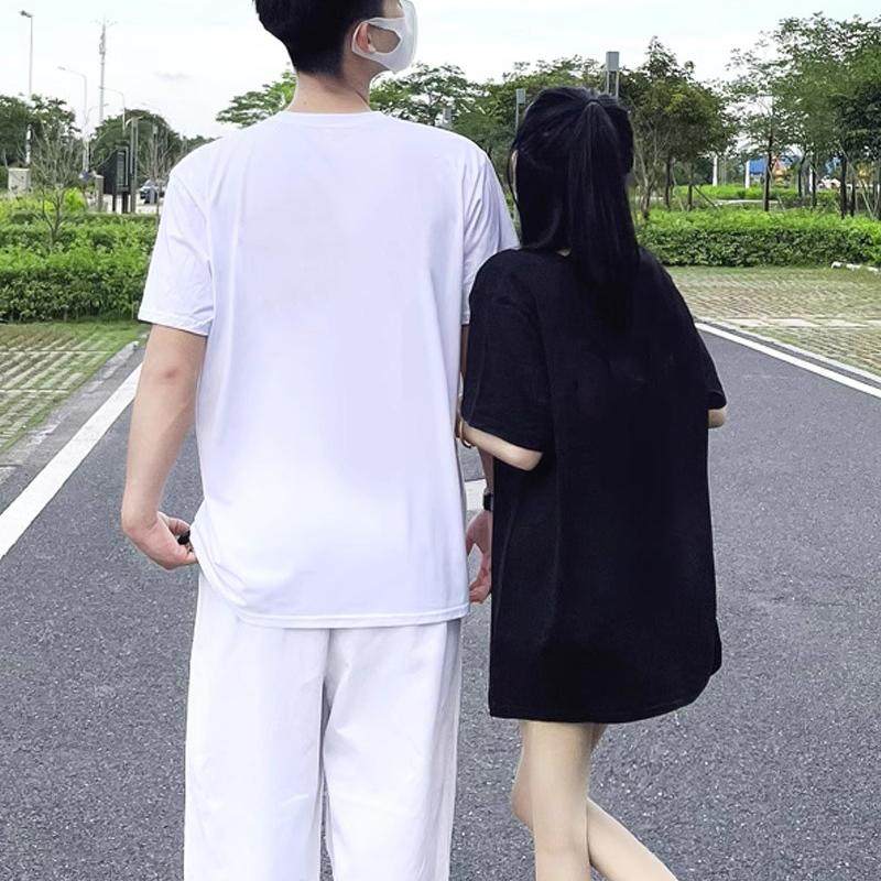 WASSUP潮牌美式休闲情侣款男女秋冬季重磅短袖t恤纯棉加绒打底衫