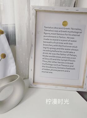 柠漫时光ins风简约多功能相框