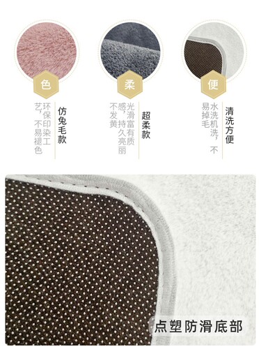 现货 可水洗不掉色欧式羽绒毛地毯客厅卧室茶几地毯床边满铺飘窗 - 图2