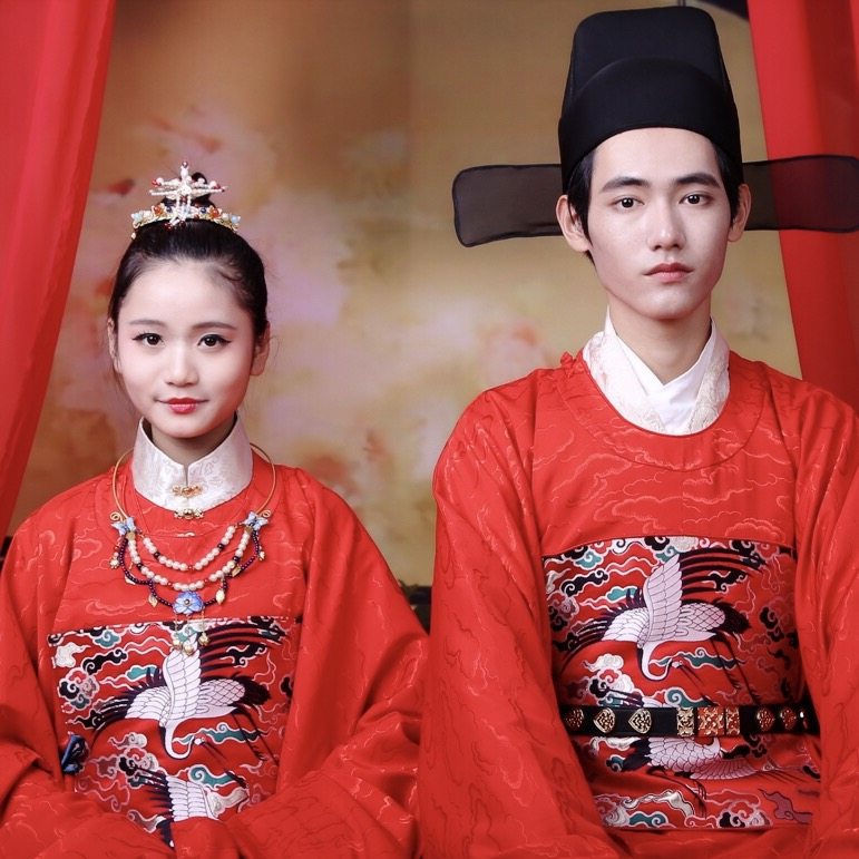 袍服制汉服图片,袍服制汉服,汉服婚服图片_大山谷图库