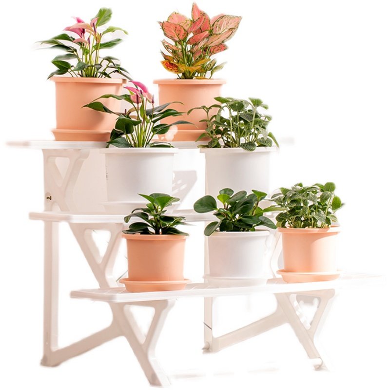 爱丽思塑料阳台置物架室内外花架客厅落地式多肉花架子花盆爱丽丝,淘宝优惠券,粉丝福利购,淘宝优惠卷
