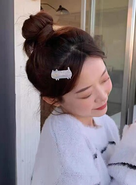 现货日系卡通可爱猫咪发夹喵星人甜美刘海夹鸭嘴夹小清新发饰