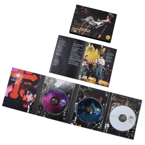 正版 Jay 周杰伦：2004无与伦比演唱会+七里香MV 2CD+1VCD+海报 - 图3