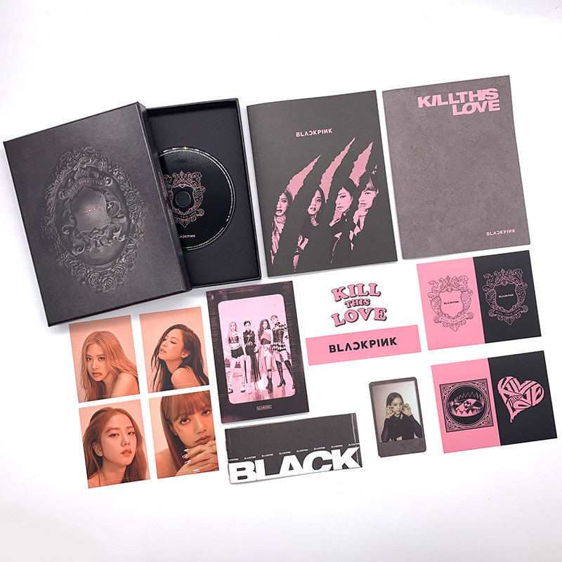 现货 BLACKPINK专辑 KILL THIS LOVE粉墨迷你2 CD小卡周边葬爱-图3