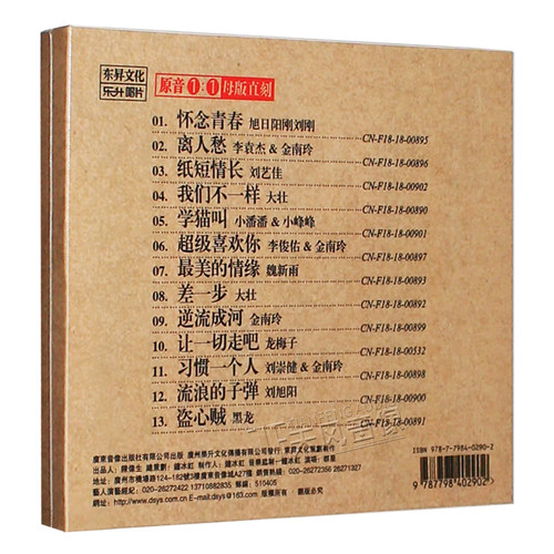 正版HIFI发烧碟 抖烧 原音1:1母盘直刻CD碟片光盘流行歌曲合辑 - 图0