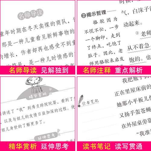 朝花夕拾鲁迅正版七年级必读课外书籍老师推荐初中生阅读经典名著畅销书青少年读物 - 图0