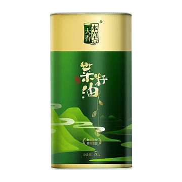 本草天香物理压榨油菜籽油5L