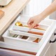 Japanese-style drawer storage box double-layer small things finishing box kitchen cutlery storage box cosmetic gadget classification box