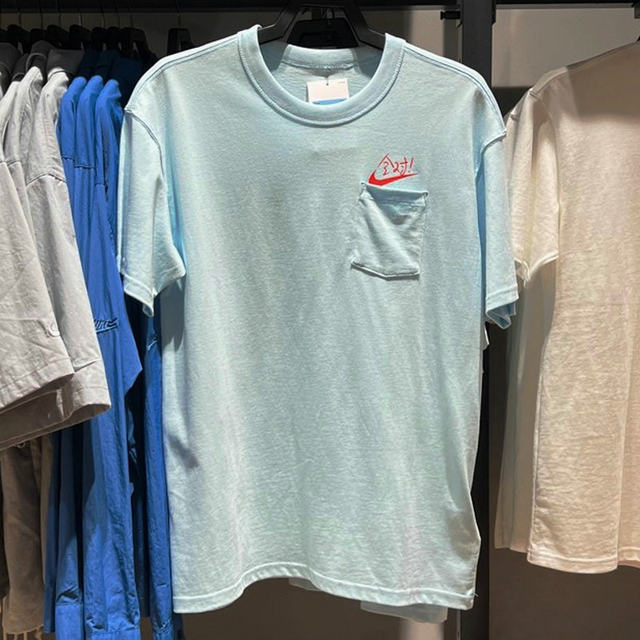 Nike men's casual round neck breathable high school entrance examination full pair printed short-sleeved T-shirt HF6594-100 010