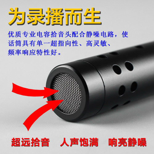 录播麦克风教室扩音吊麦话筒系统悬挂式录音直播远程培训专业 - 图0