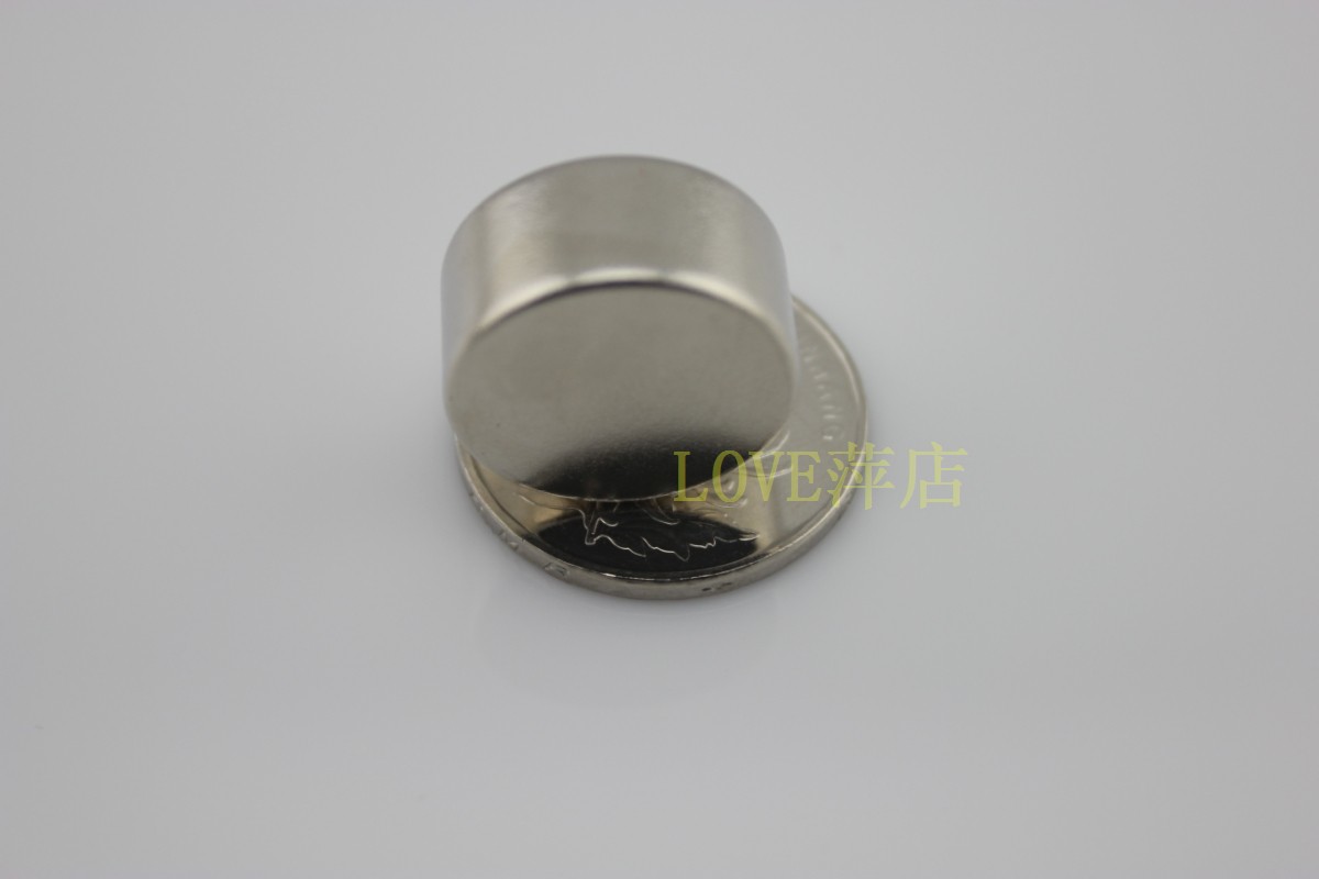 稀土永磁王 钕铁硼强力磁铁 强磁 吸铁石 磁钢 圆形D20x10mm - 图0